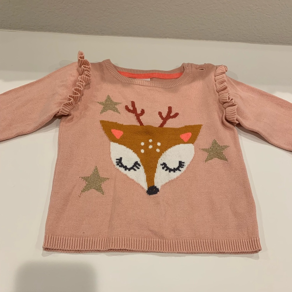 European Toddler ruffle sweater